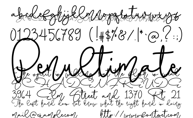 Farmhouse Village B Font