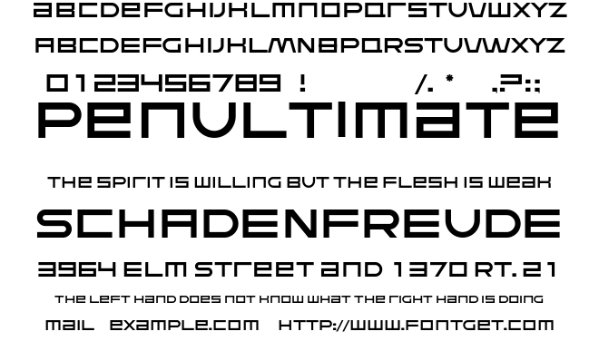 Fear Dynamic Font