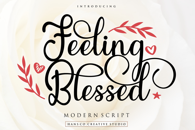 Feeling Blessed Font Free Download Similar Fonts Fontget