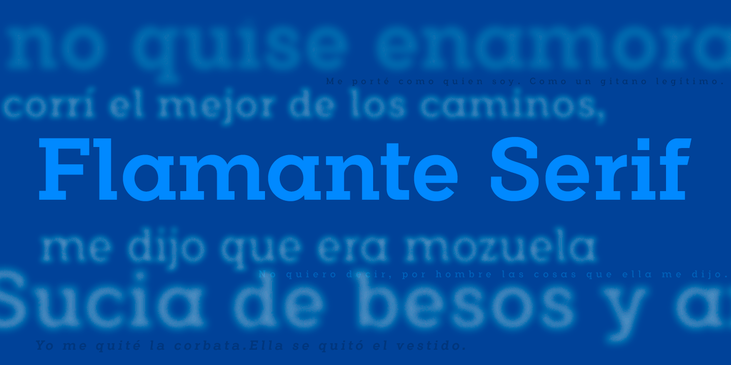Flamante Serif