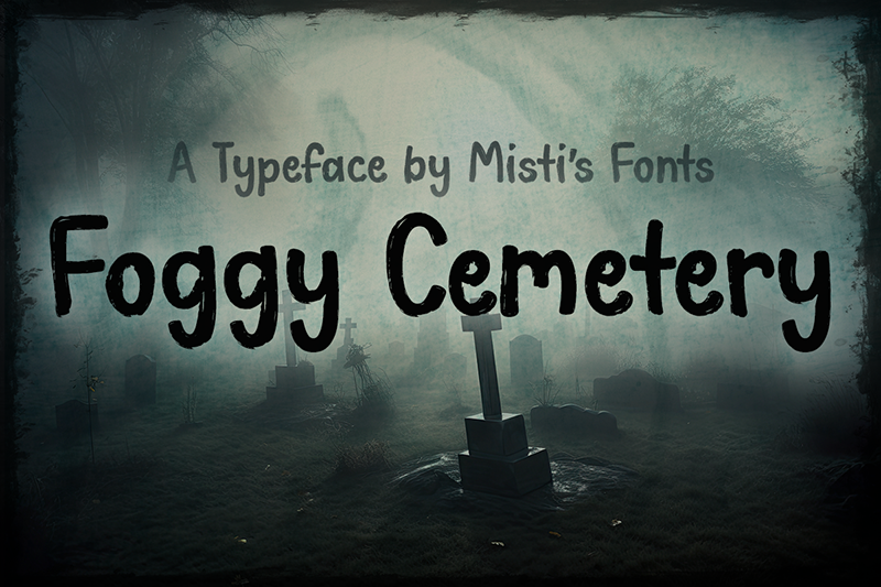 Foggy Cemetery