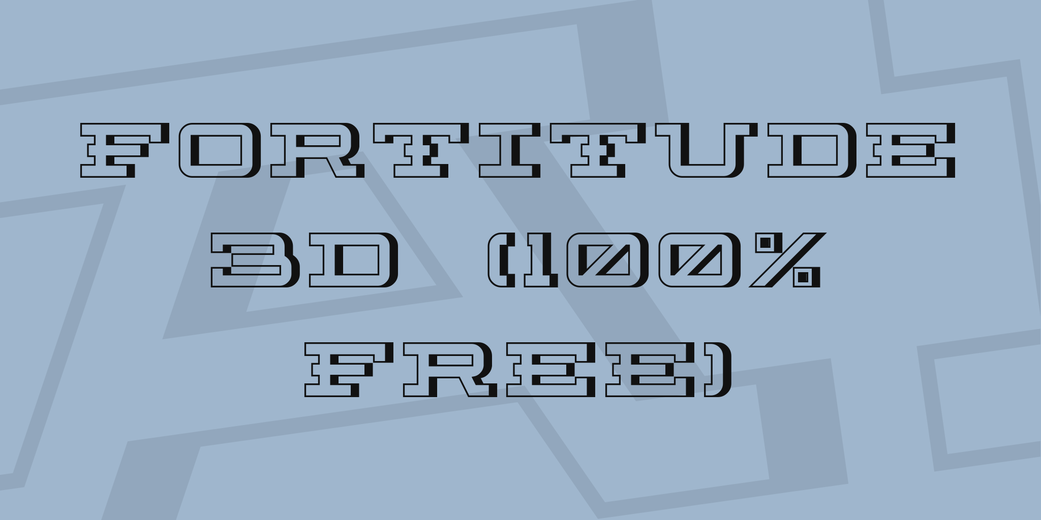 Fortitude 3d Font Free Download Similar Fonts Fontget