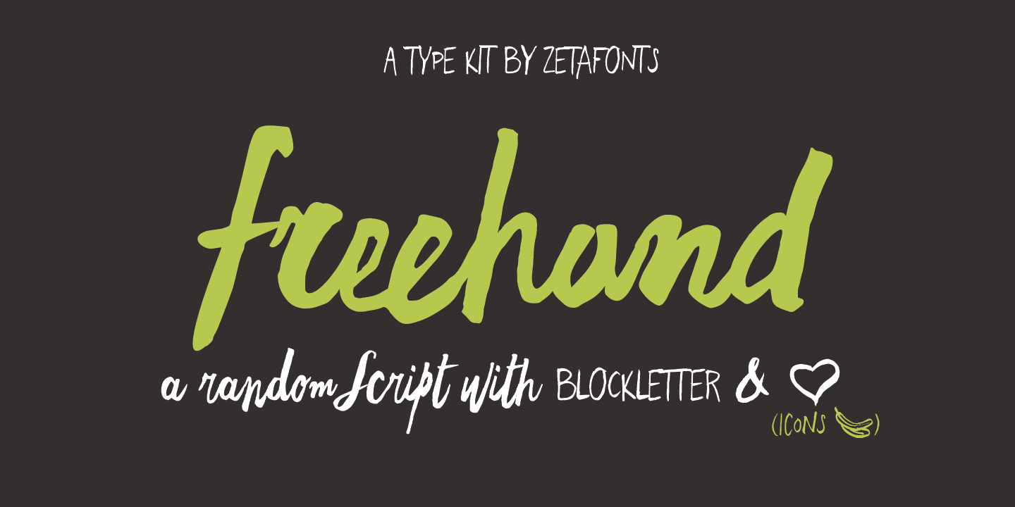 Freehand Font FREE Download & Similar Fonts | FontGet