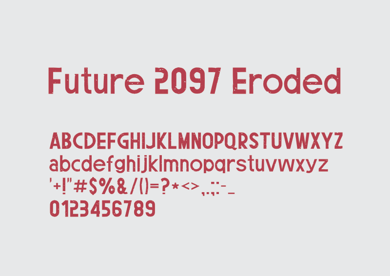 Future 2097 Eroded