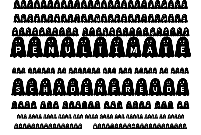Ghost Bois Friendly Font