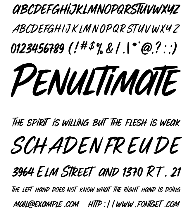 Glamour Magazine Font