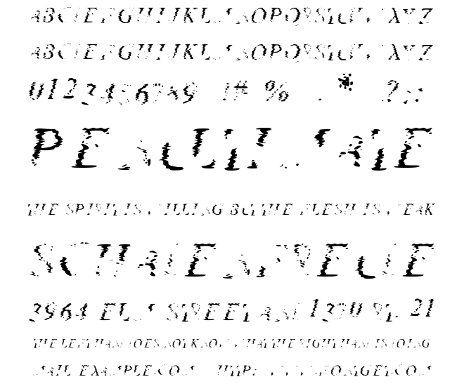 Glitch Gremlin Font