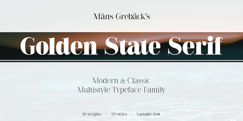 Golden State Serif