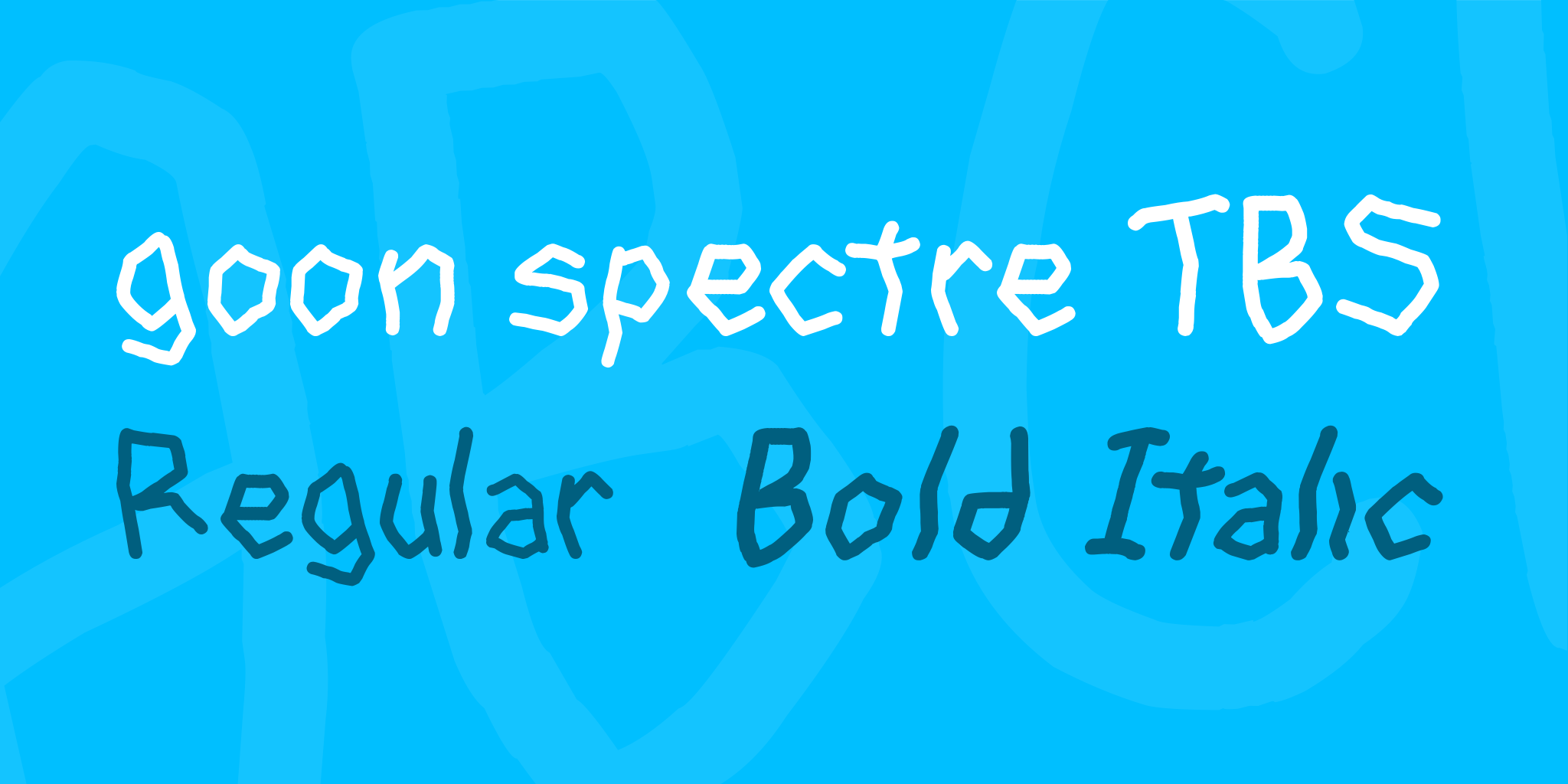 Goon Spectre Tbs Font Free Download Similar Fonts Fontget
