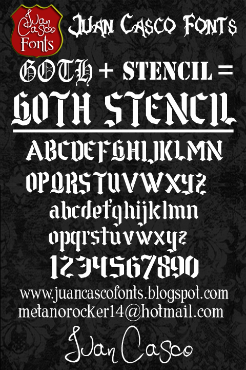 Goth Stencil