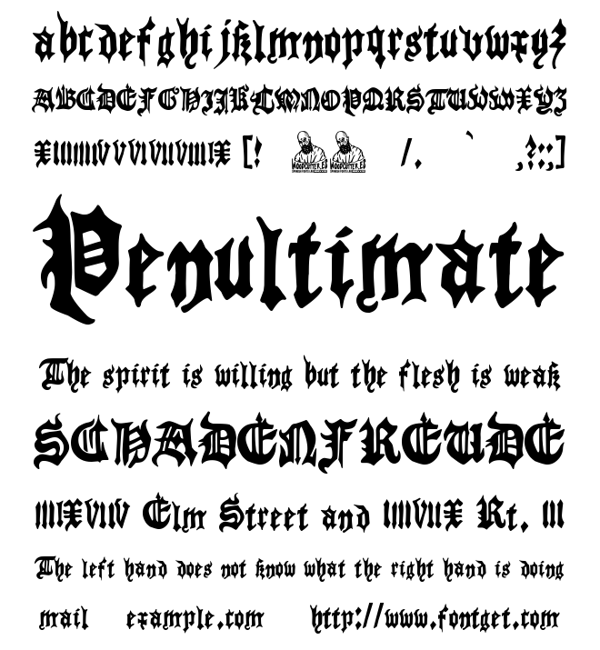 Gothic Marriage Font