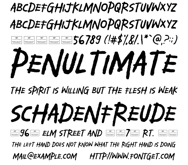 Grimshade Font