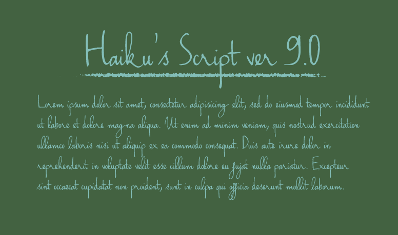 Haikus Script