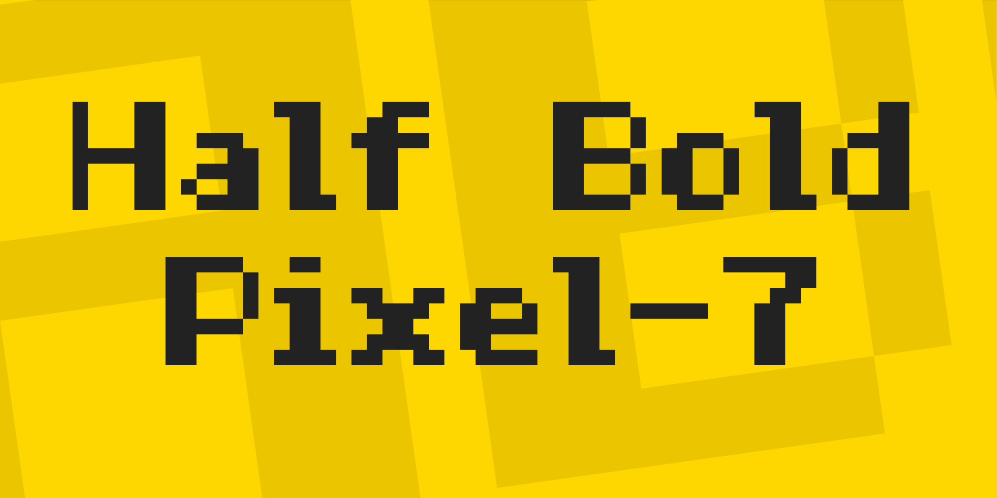 Half Bold Pixel 7