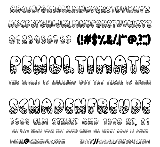 Heart Love Font