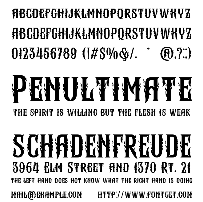 Hero fire Font