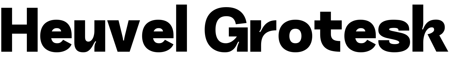 Heuvel Grotesk