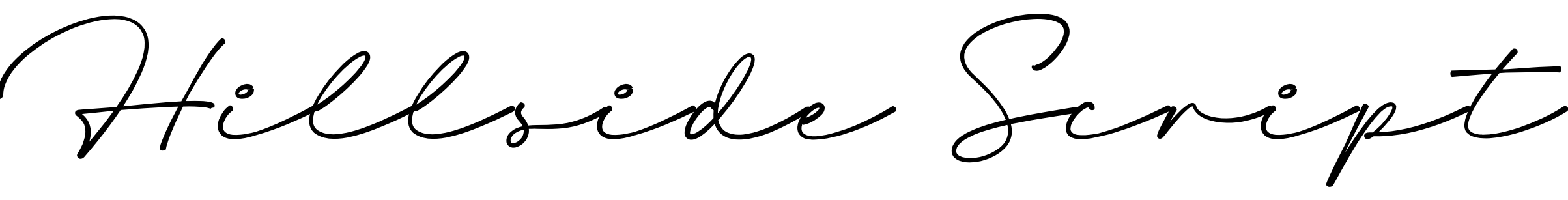 Hillside Script
