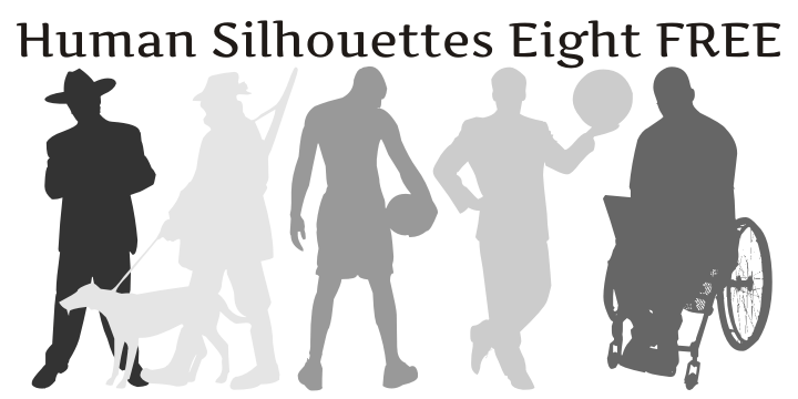 Human Silhouettes Eight