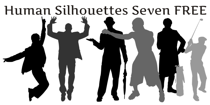 Human Silhouettes Seven