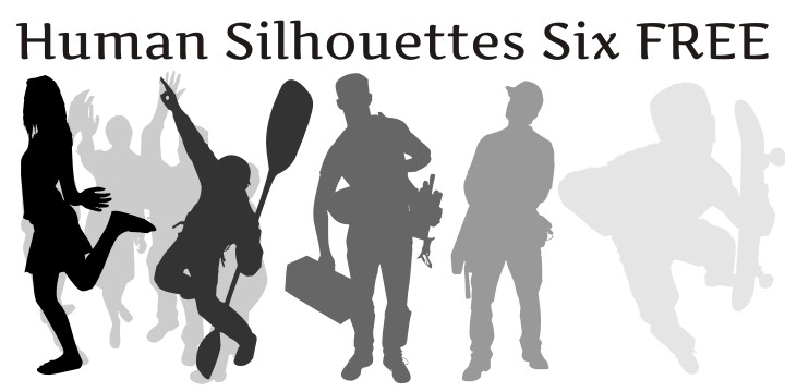 Human Silhouettes Six