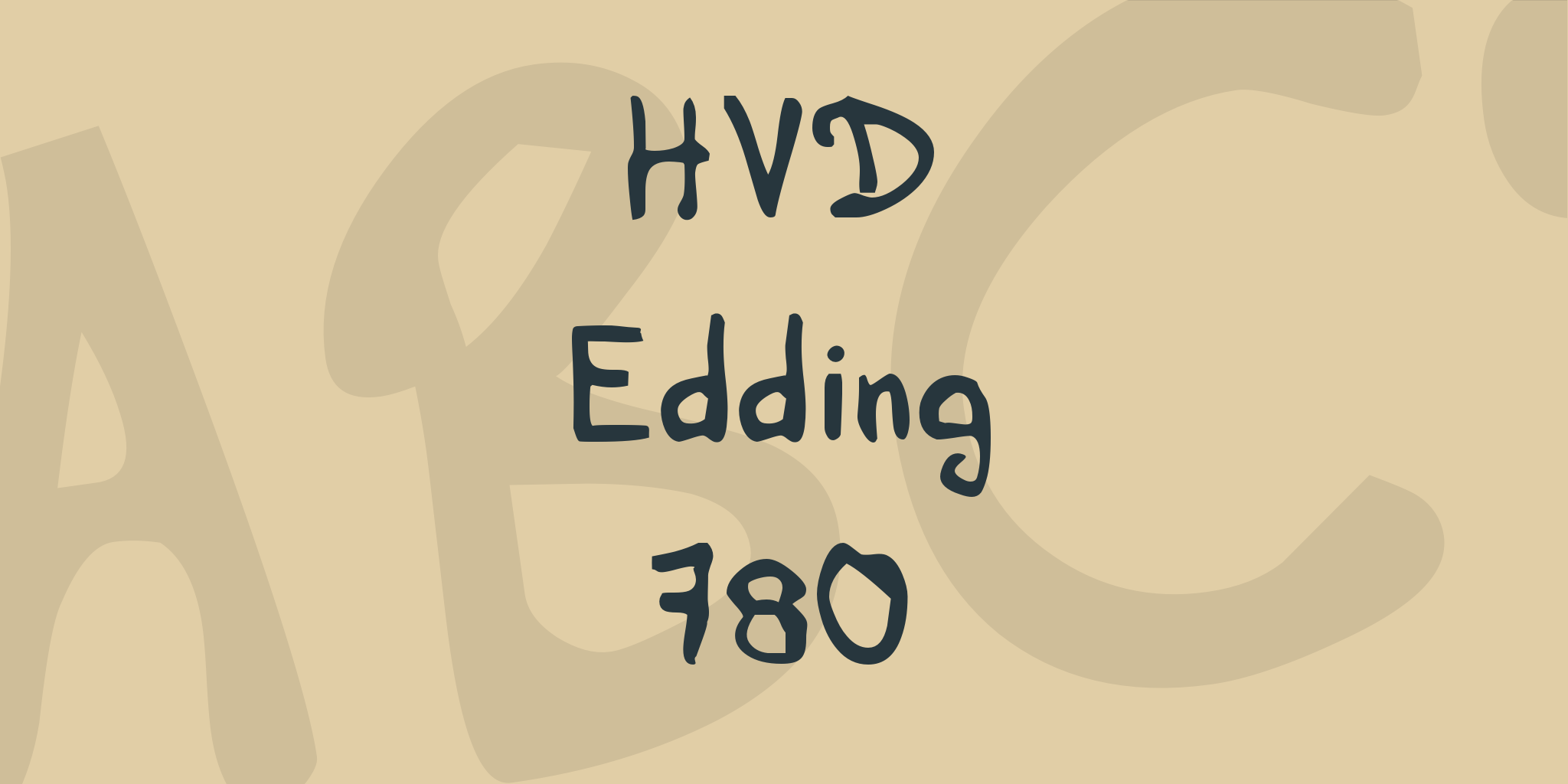 Hvd Edding 780