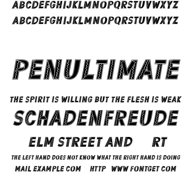 Illegal Drugs Font