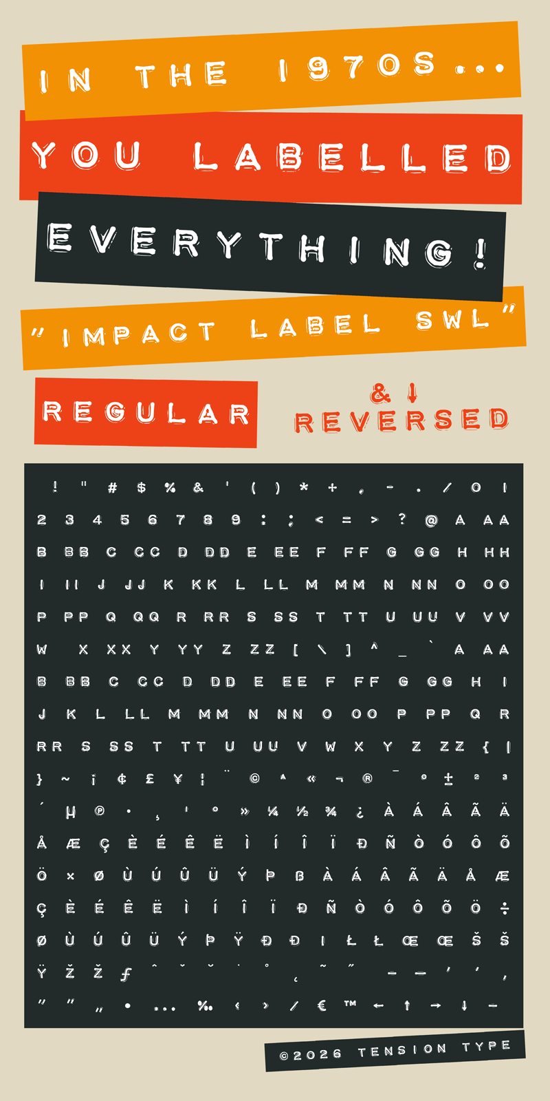 Impact Label SWL