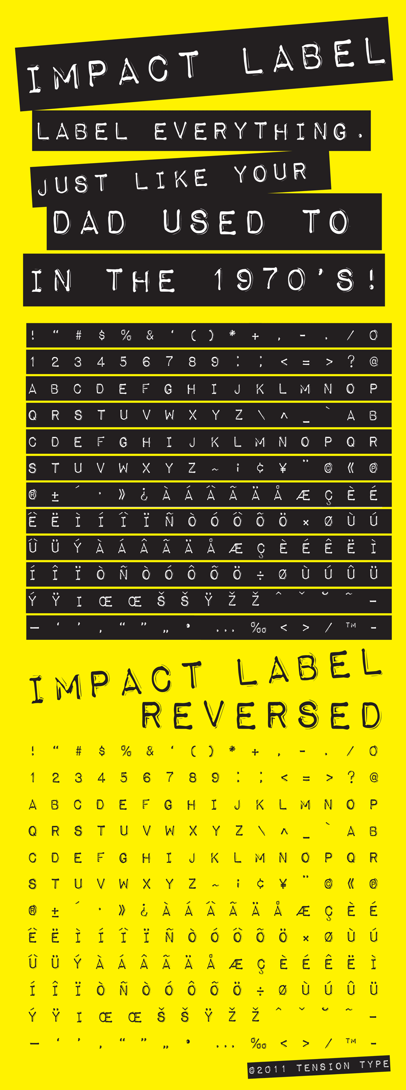 Impact Label Font Free Download Similar Fonts Fontget