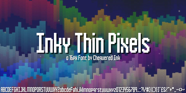 Inky Thin Pixels