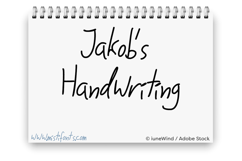 Jakob's Handwriting