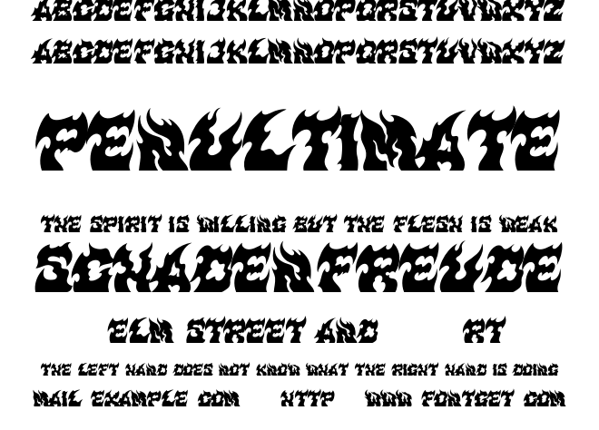 JD Brimstone Basic Font