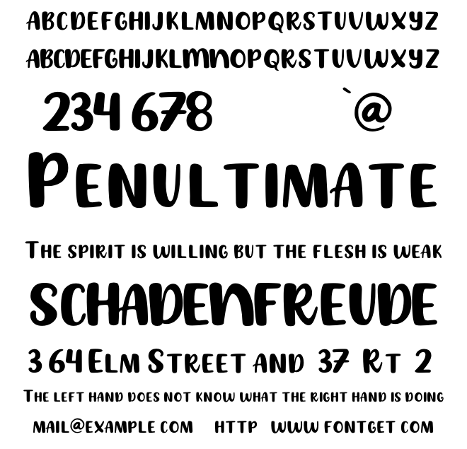 Jelly Fruit Font