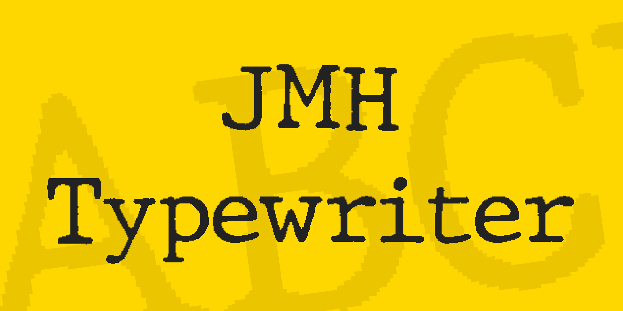 Jmh Typewriter