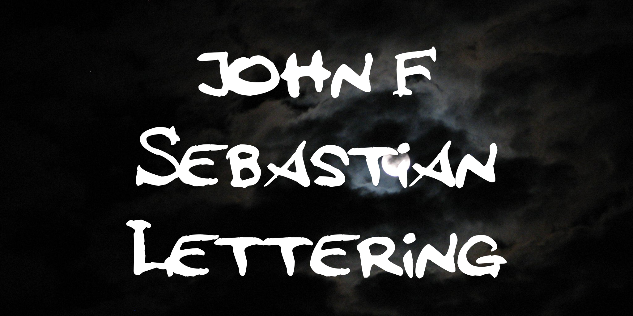 John F Sebastian Lettering