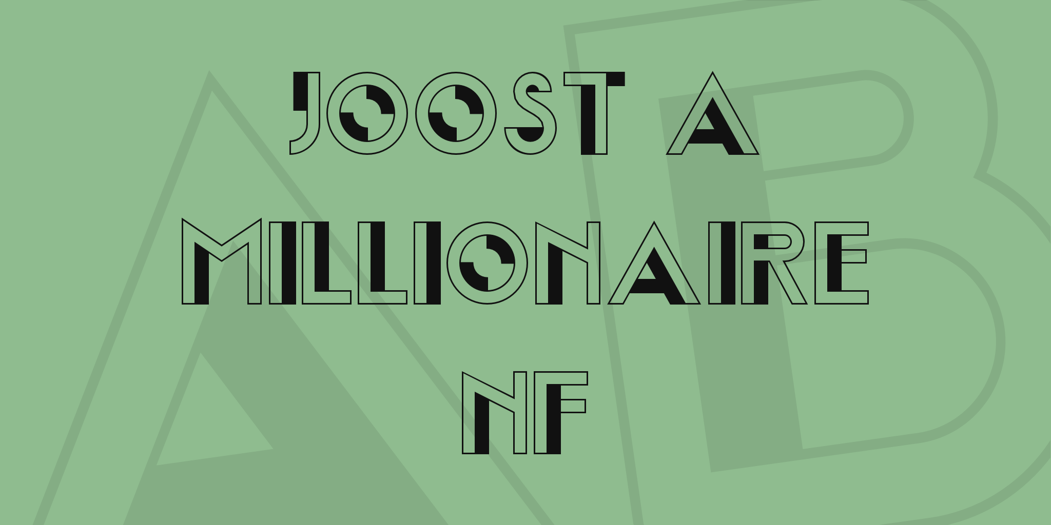 Joost A Millionaire Nf