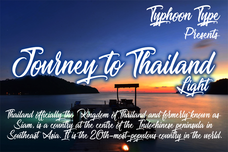 Journey To Thailand