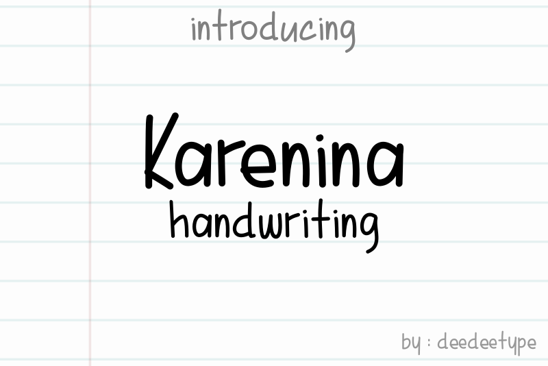 Karenina Handwriting