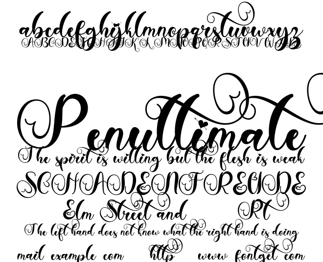 Katarina Valentine Font