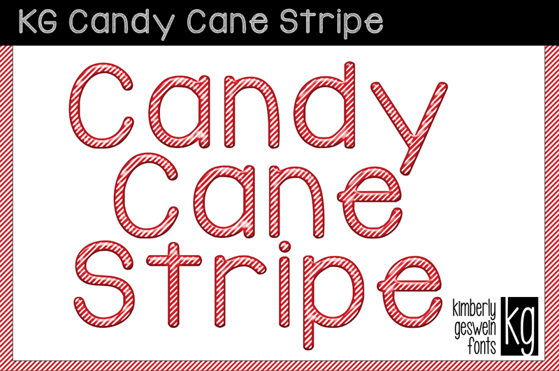 Kg Candy Cane Stripe