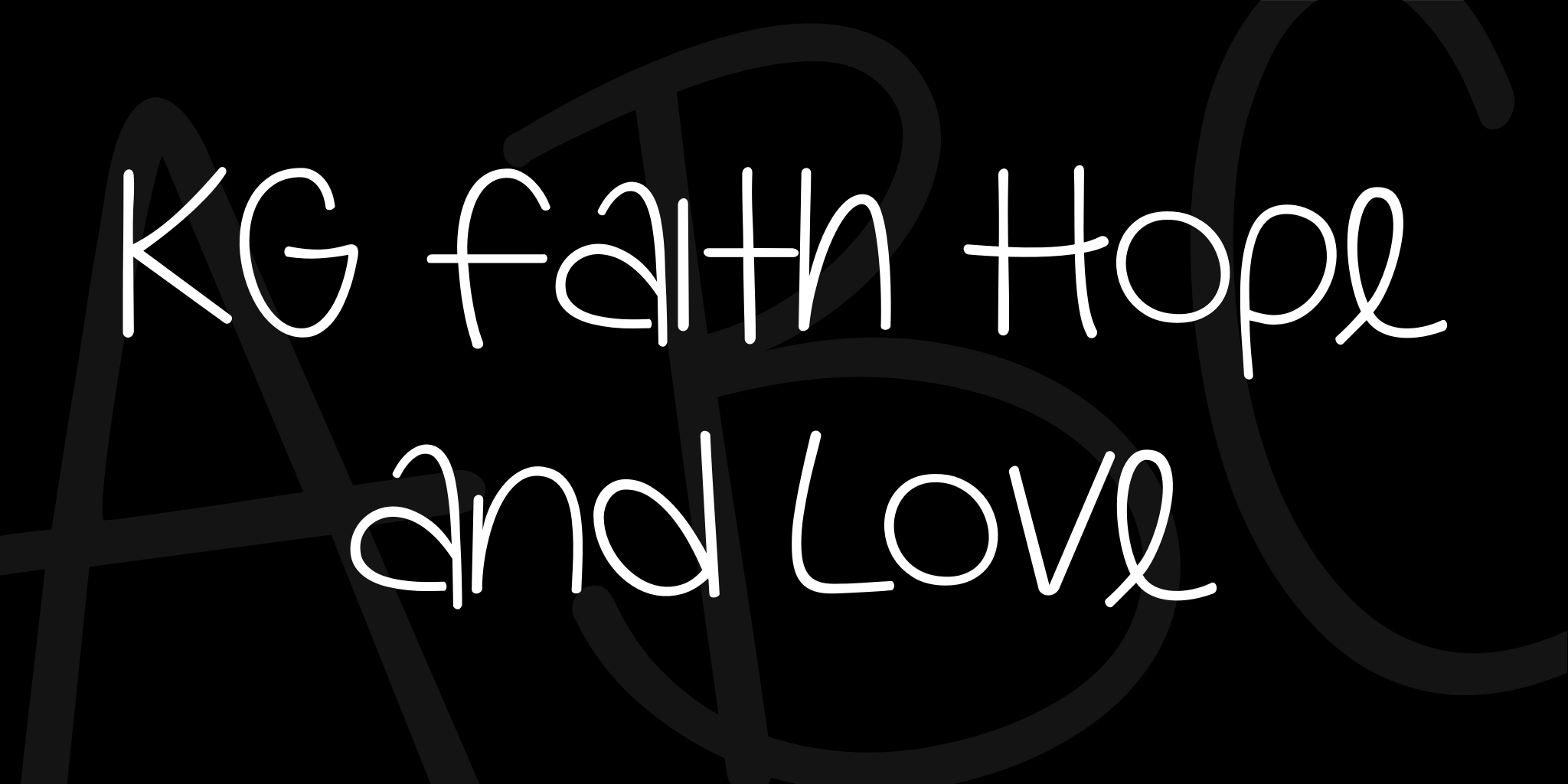 Kg Faith Hope & Love