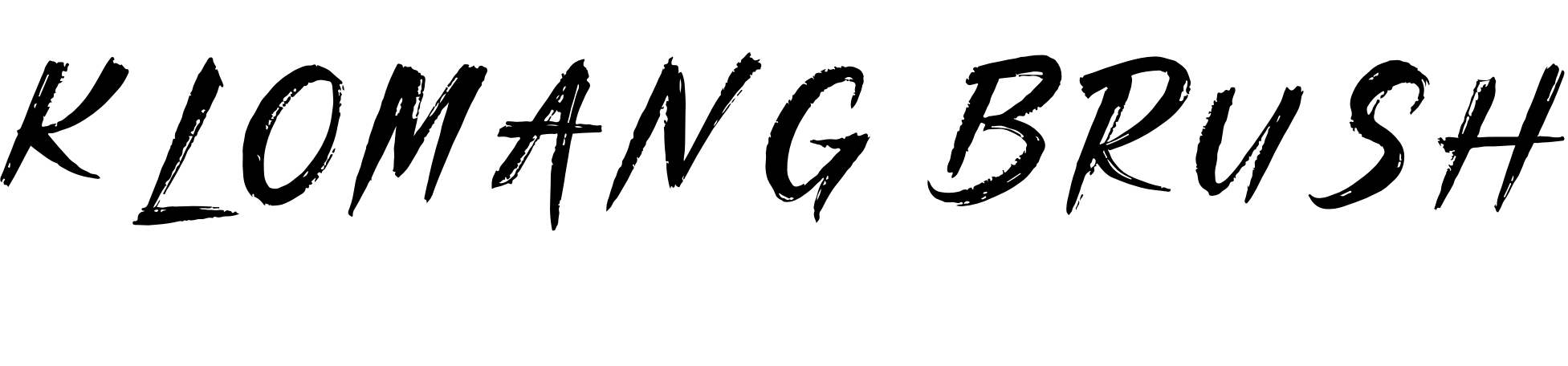 Klomang Brush