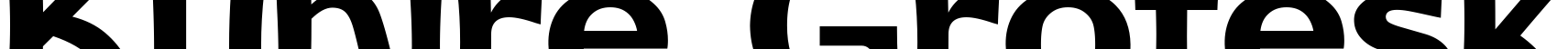 Kunire Grotesk