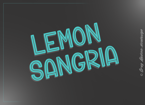 Lemon Sangria