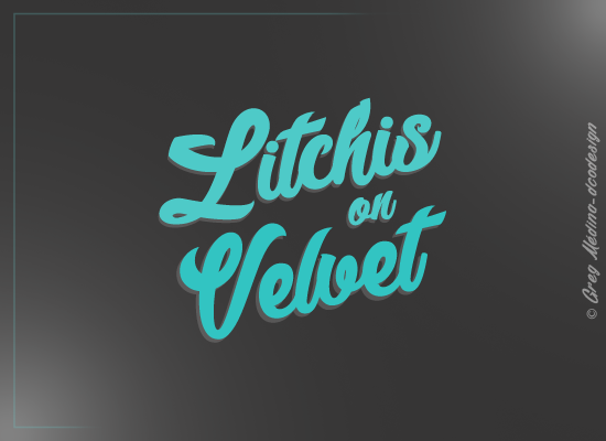 Litchis On Velvet