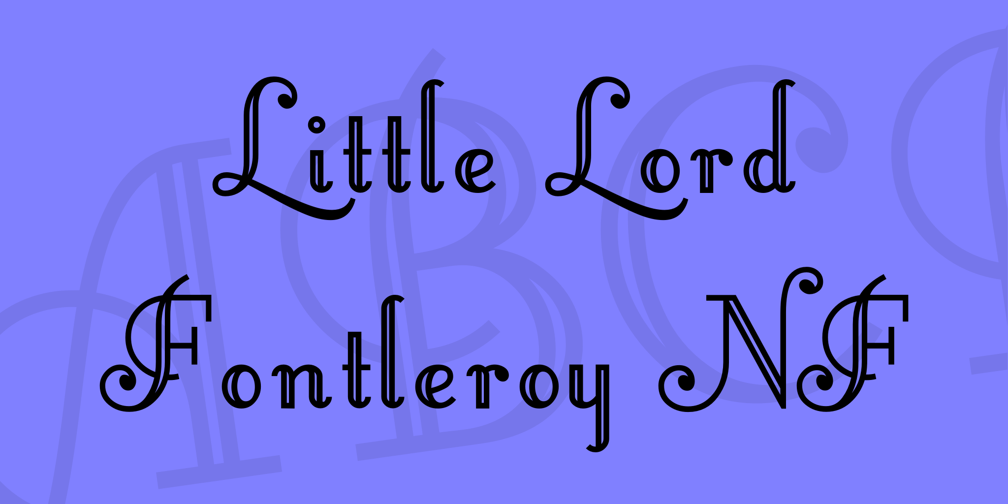 Little Lordleroy Nf