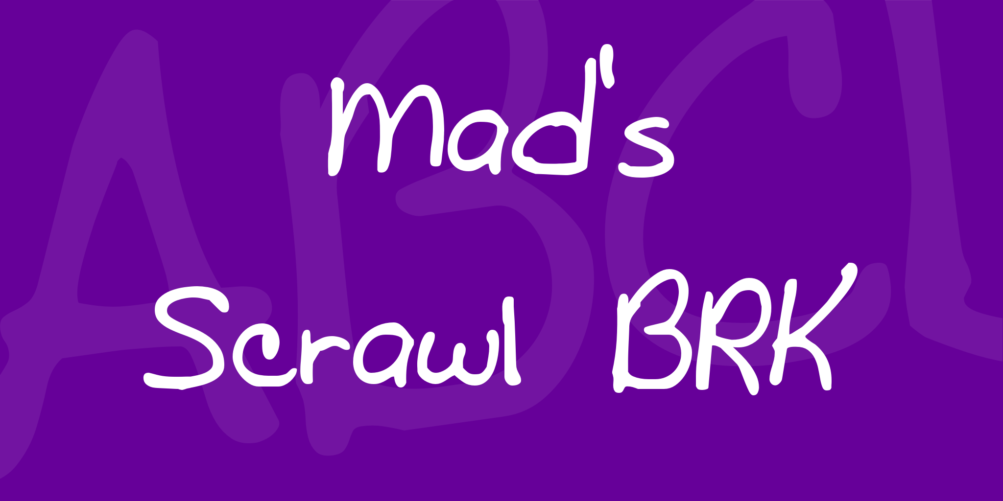 Mads Scrawl Brk