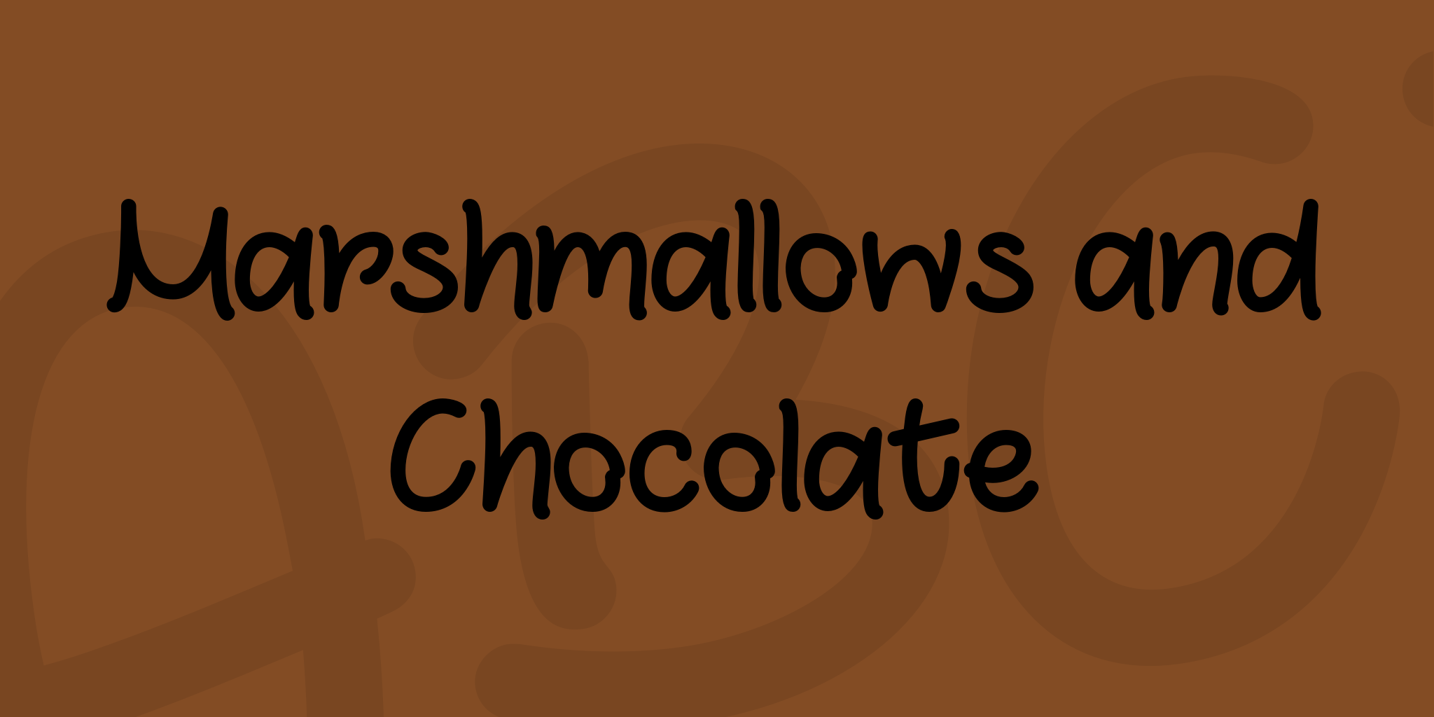 Marshmallows & Chocolate