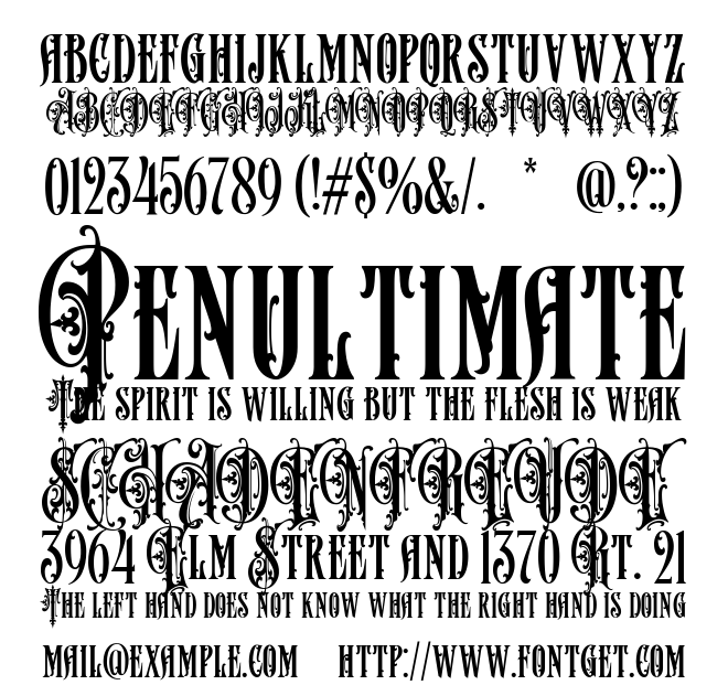 Master Rumble Font