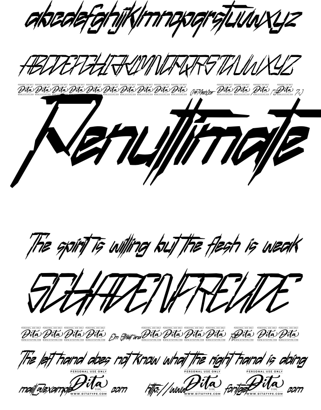 Mechline Font